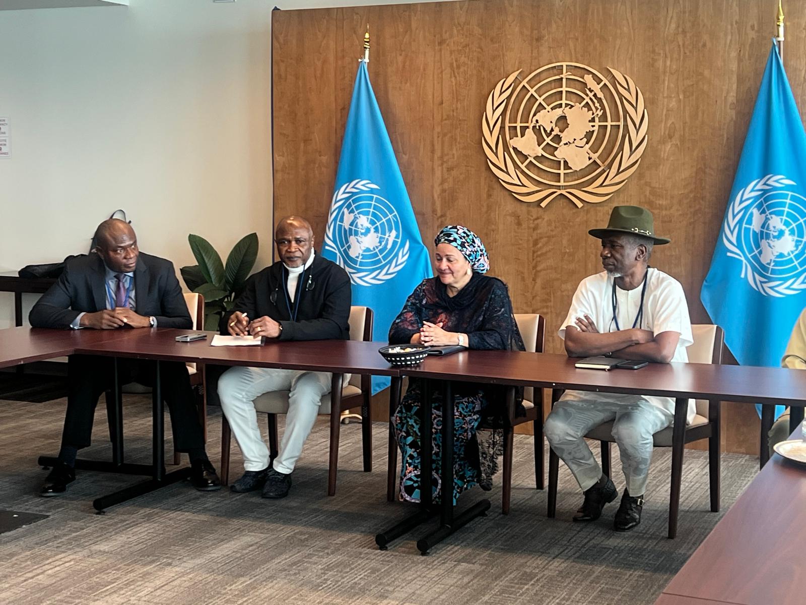 During UN Visit